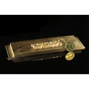 Stempel für Heiß- und Kaltprägung von Logos - Matrizengröße: 118x30mm - CNC