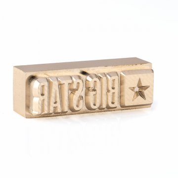 Stampf für das Prägen von Logos im Heiß- und Kaltverfahren - Matrizengröße: 36x12mm - CNC105