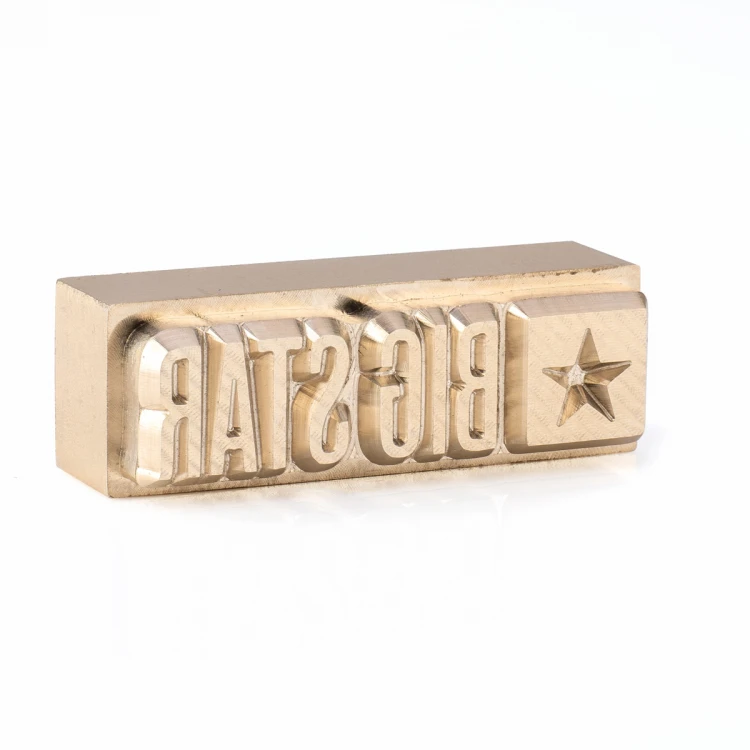 Stampf für das Prägen von Logos im Heiß- und Kaltverfahren - Matrizengröße: 36x12mm - CNC105