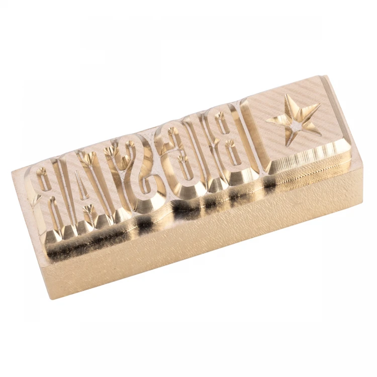 Stampf für das Prägen von Logos im Heiß- und Kaltverfahren - Matrizengröße: 36x12mm - CNC105