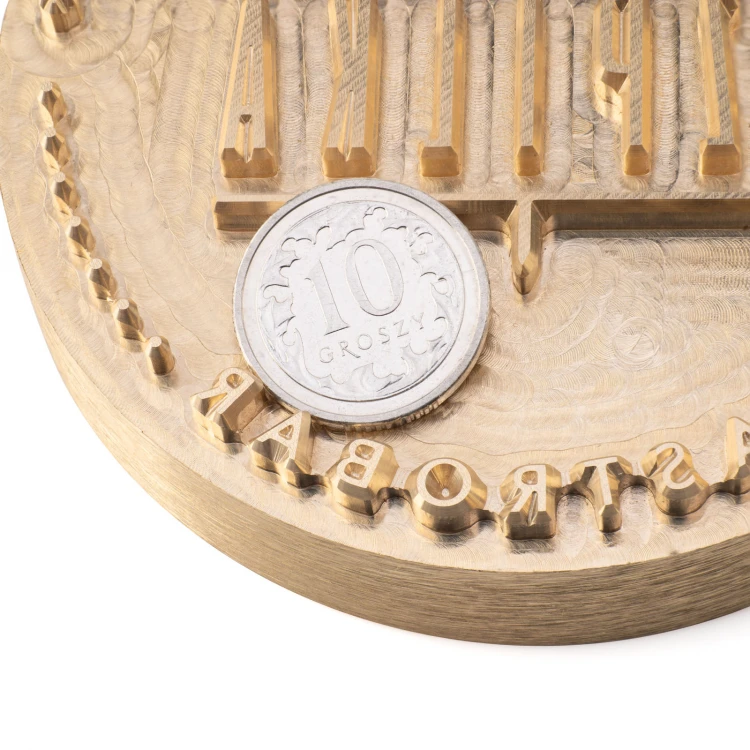 Stempel zum Prägen von Logos auf heißem Brot - Matrizengröße: 73x73mm - CNC110