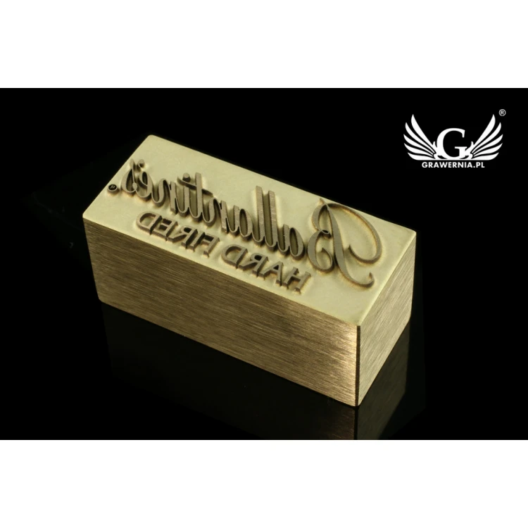 STEMPEL zum Heißprägen von Logos - Matrizengröße: 32x13,9mm - LASER