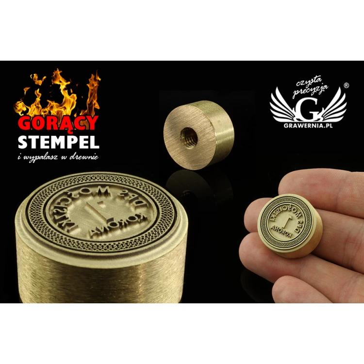 STEMPEL zum Heißprägen von Logos - Matrizendurchmesser: 22mm - LASER