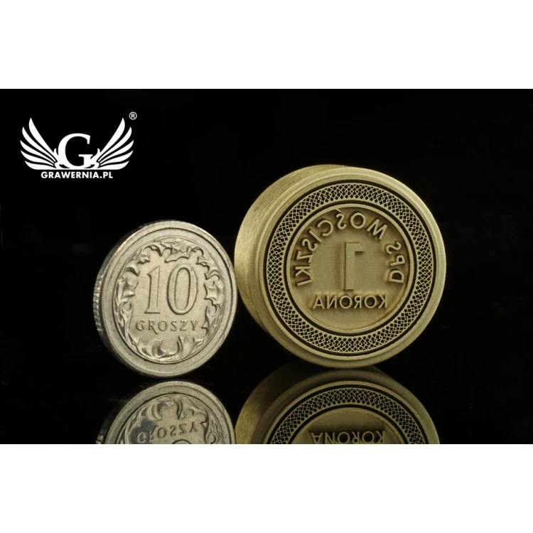 STEMPEL zum Heißprägen von Logos - Matrizendurchmesser: 22mm - LASER