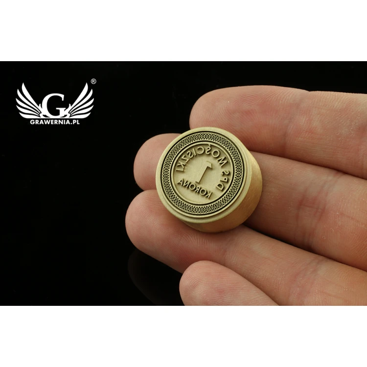 STEMPEL zum Heißprägen von Logos - Matrizendurchmesser: 22mm - LASER