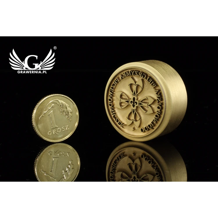 STEMPEL zum Heißprägen von Logos - Matrizendurchmesser: 25mm - LASER