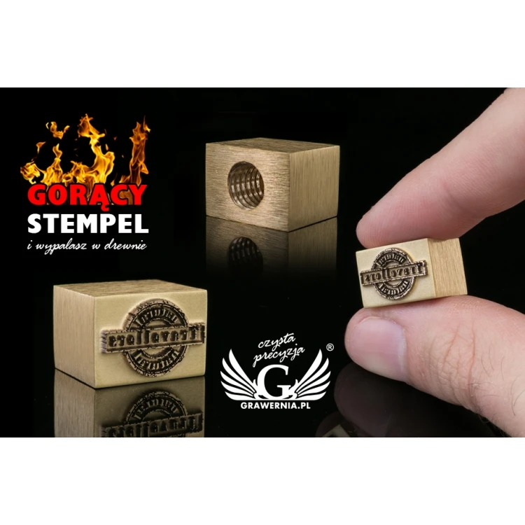 STEMPEL zum Heißprägen von Logos - Matrizengröße: 17x12mm - LASER - LAS031