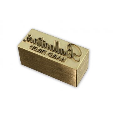 STEMPEL zum Heißprägen von Logos - Matrizengröße: 32x13,9mm - LASER