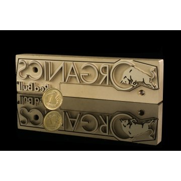 STEMPEL zum Heißprägen von Logos - Matrizengröße: 123x32mm - LASER