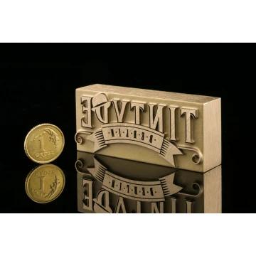 STEMPEL zum Heißprägen von Logos - Matrizengröße: 61x26mm - LASER