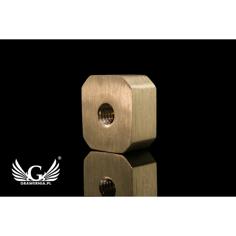 Messingstempel zum Prägen in Lack - CNC - Abm. 16x18mm - CNC076