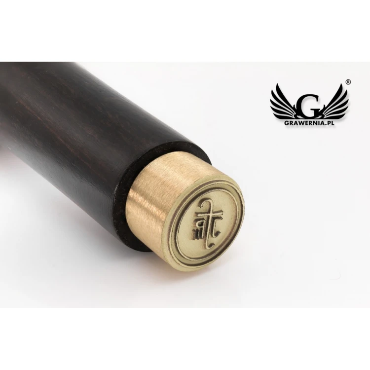 Messingstempel zum Abdrücken mit Tinte - Durchmesser 15mm - FIB081