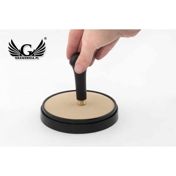 Messingstempel zum Abdrücken mit Tinte - Durchmesser 15mm - FIB081