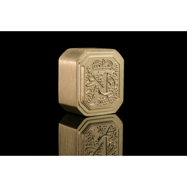 Messingstempel zum Prägen in Lack - CNC - Abm. 16x18mm - CNC076