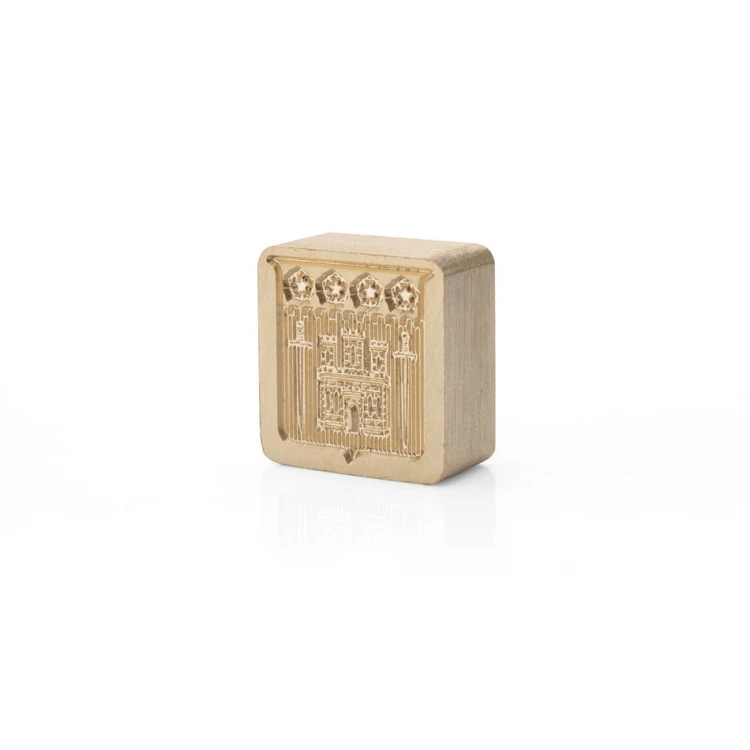 Messingstempel zum Prägen in Lack - CNC - Abm. 20x21mm - CNC102