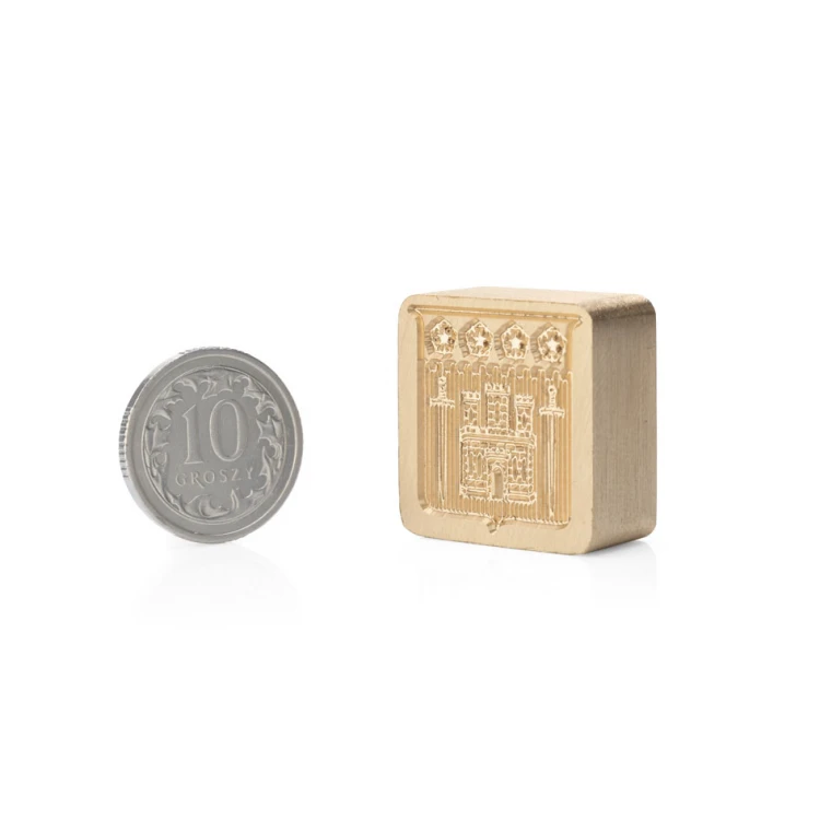 Messingstempel zum Prägen in Lack - CNC - Abm. 20x21mm - CNC102