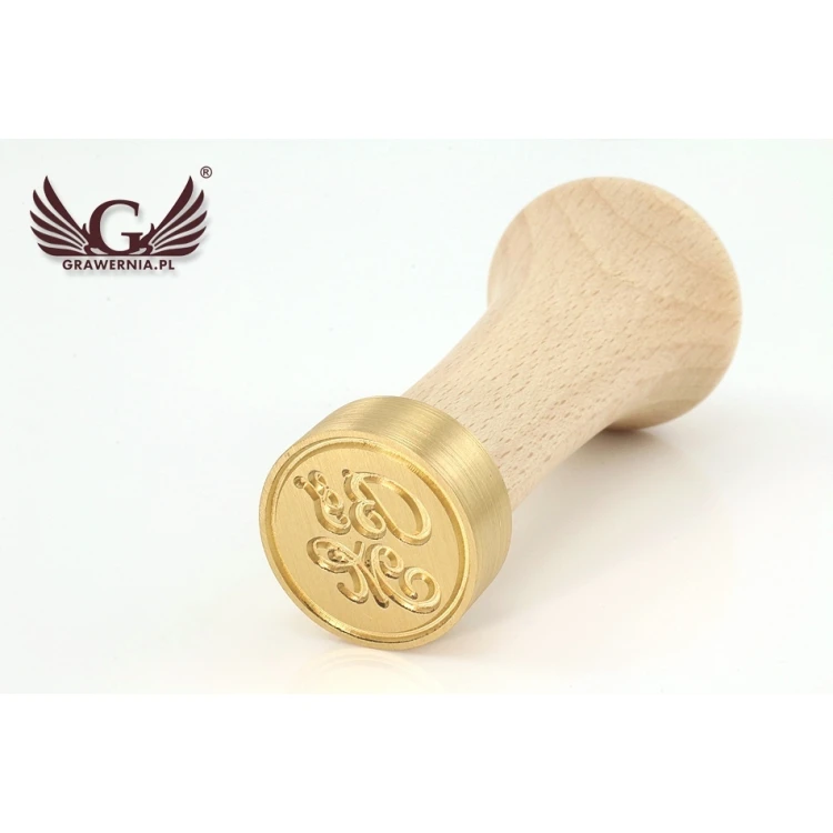 Hochzeitssiegel für Wachsstempel - CNC - Durchmesser 24mm