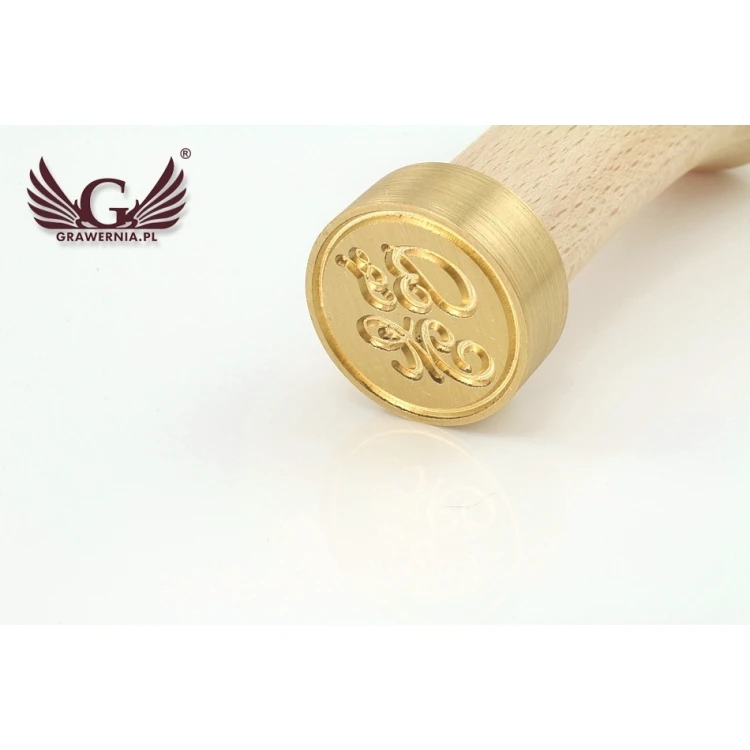 Hochzeitssiegel für Wachsstempel - CNC - Durchmesser 24mm