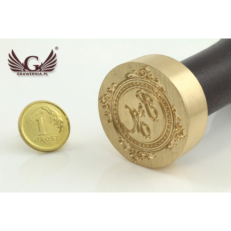Hochzeitssiegel für Wachsstempel - CNC - Durchmesser 30mm