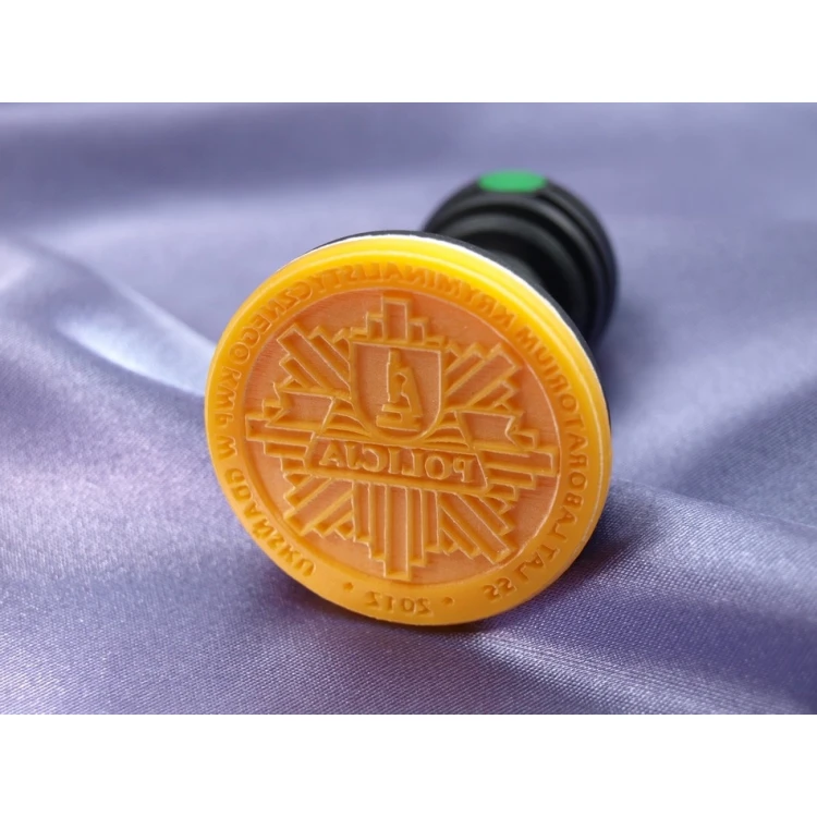 Akrylstempel 40mm Gravurtiefe etwa 1mm - Kunststoffgriff