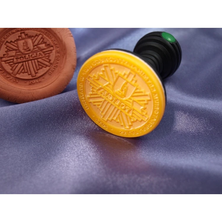 Akrylstempel 40mm Gravurtiefe etwa 1mm - Kunststoffgriff