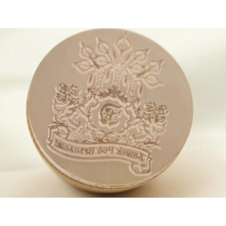 Akrylstempel 40mm Gravurtiefe etwa 1mm - Holzgriff
