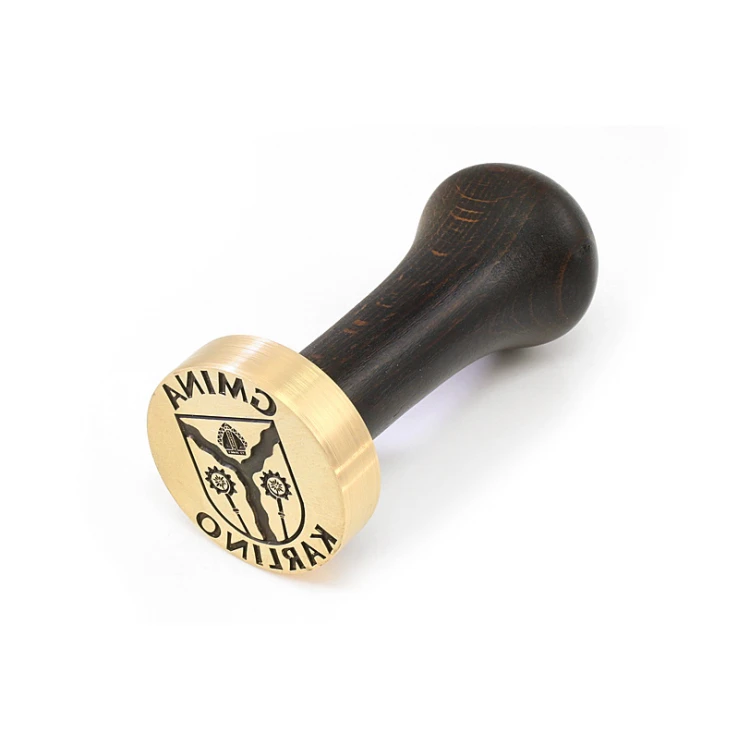 Siegelstempel mit Wappen für Lack - Durchmesser: 38mm - CNC