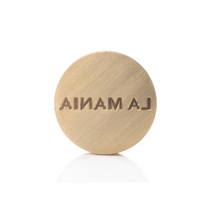 Siegelstempel mit Logo für Lackprägung - CNC - Durchmesser 40mm - CNC101