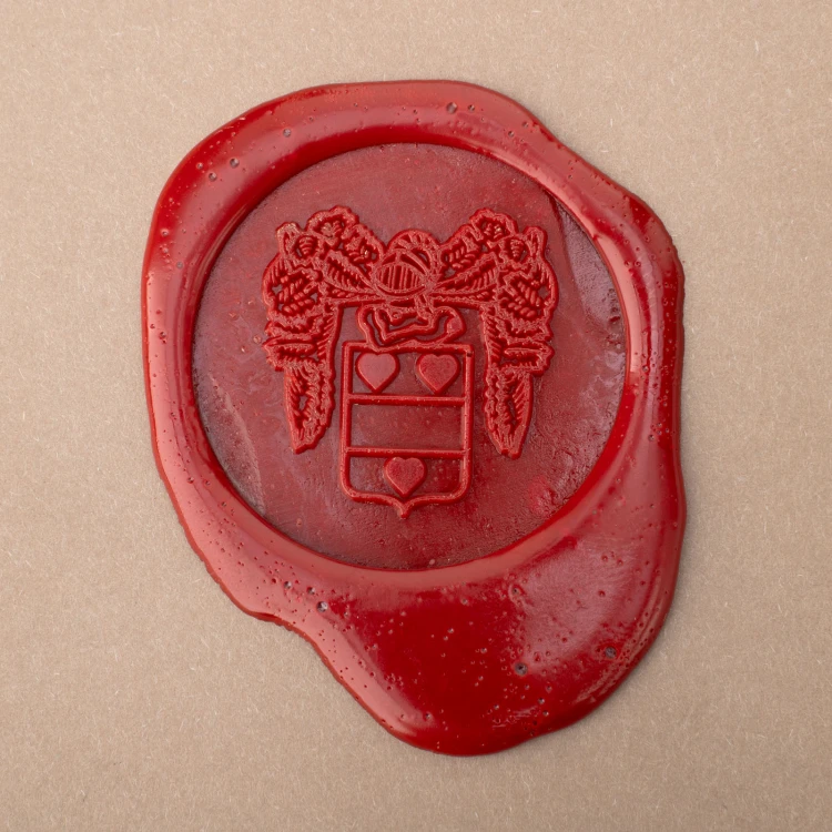 Siegelstempel mit Logo für Lackprägung - CNC - Durchmesser 38mm - CNC109