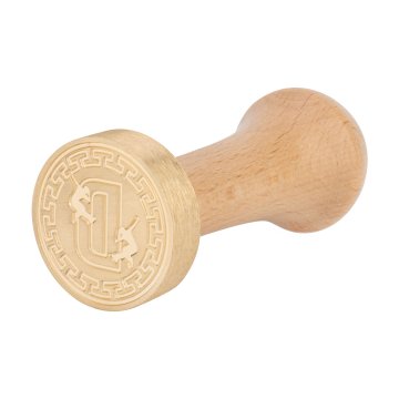 Siegelstempel mit Logo für Lackprägung - CNC - Durchmesser 38mm - CNC112