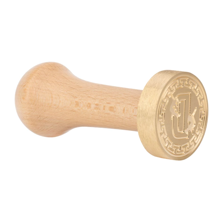 Siegelstempel mit Logo für Lackprägung - CNC - Durchmesser 38mm - CNC112