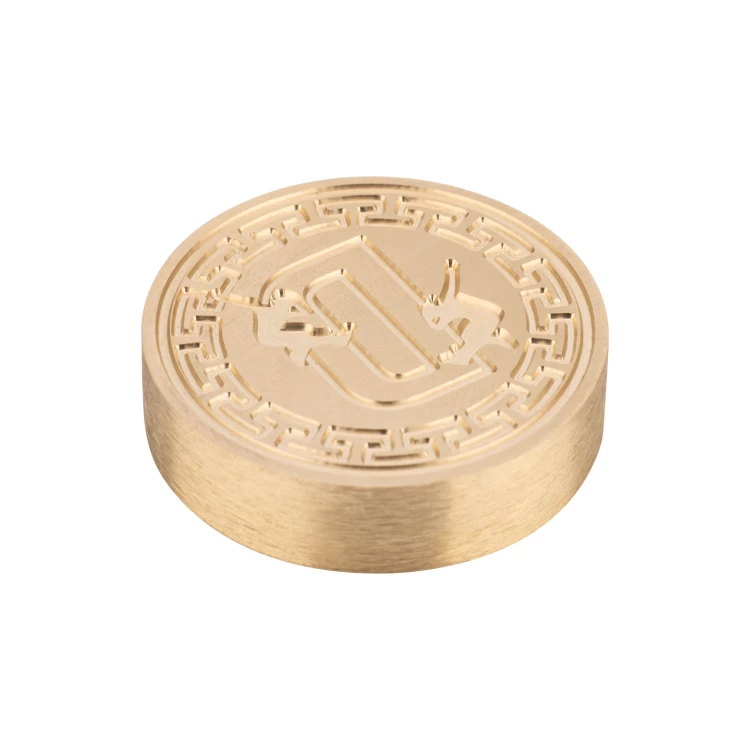 Siegelstempel mit Logo für Lackprägung - CNC - Durchmesser 38mm - CNC112