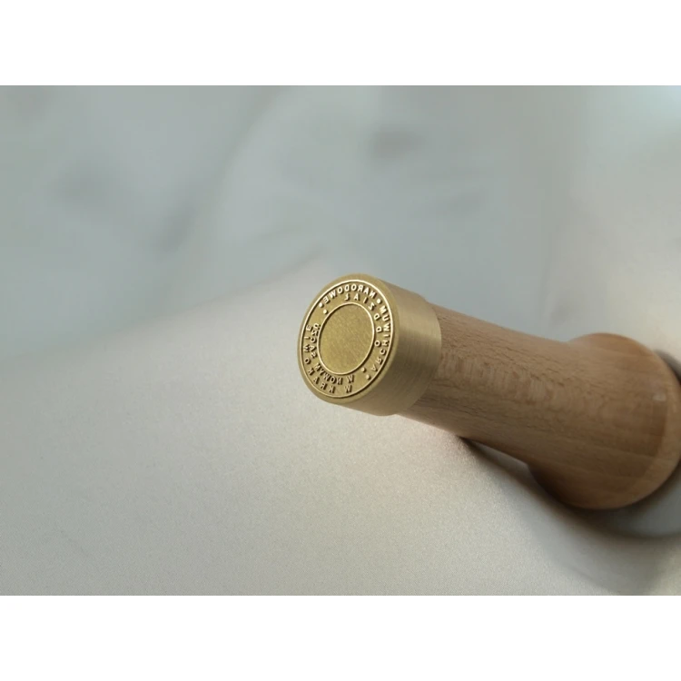 Messingstempel 22mm Gravurtiefe etwa 0,45mm