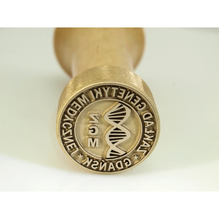 Messingstempel - Durchmesser 25mm, Gravurtiefe etwa 0,8mm