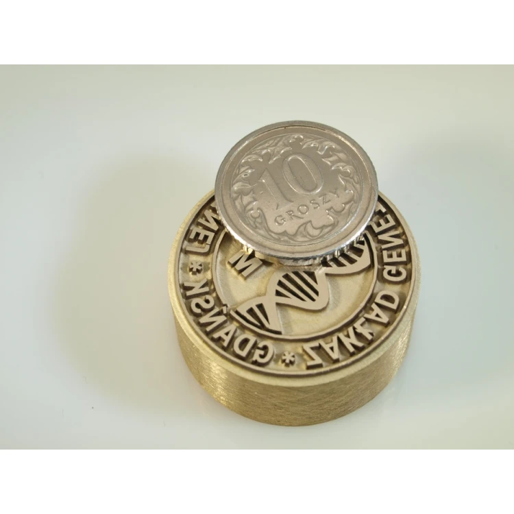 Messingstempel - Durchmesser 25mm, Gravurtiefe etwa 0,8mm