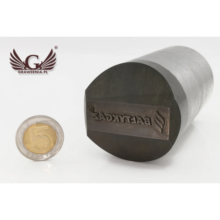 Stahlstempel zum Prägen in Metall - Abdruckmaße 38x10mm - CNC069
