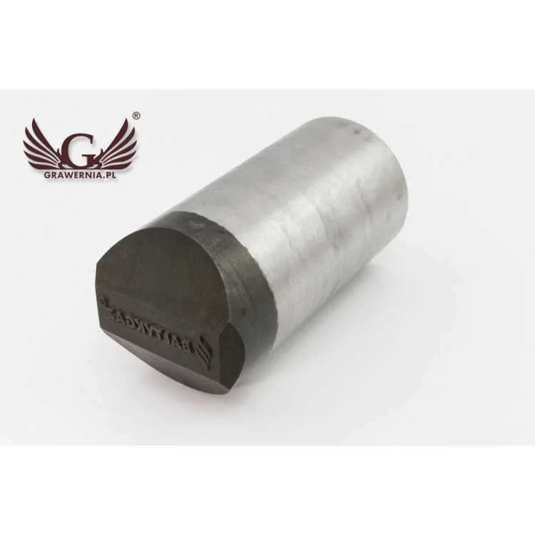 Stahlstempel zum Prägen in Metall - Abdruckmaße 38x10mm - CNC069