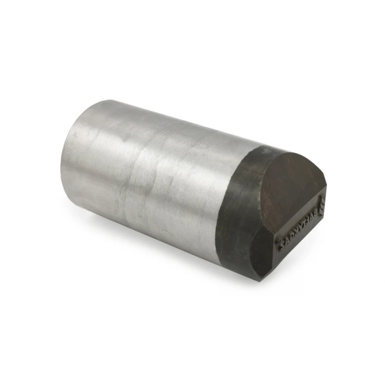 Stahlstempel zum Prägen in Metall - Abdruckmaße 38x10mm - CNC069