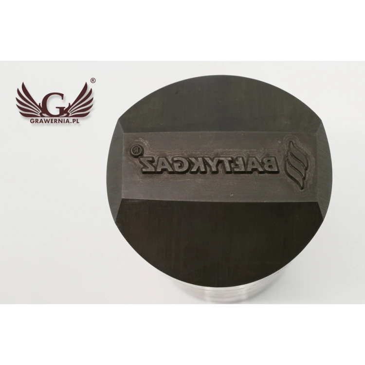 Stahlstempel zum Prägen in Metall - Abdruckmaße 38x10mm - CNC069