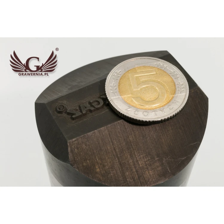 Stahlstempel zum Prägen in Metall - Abdruckmaße 38x10mm - CNC069