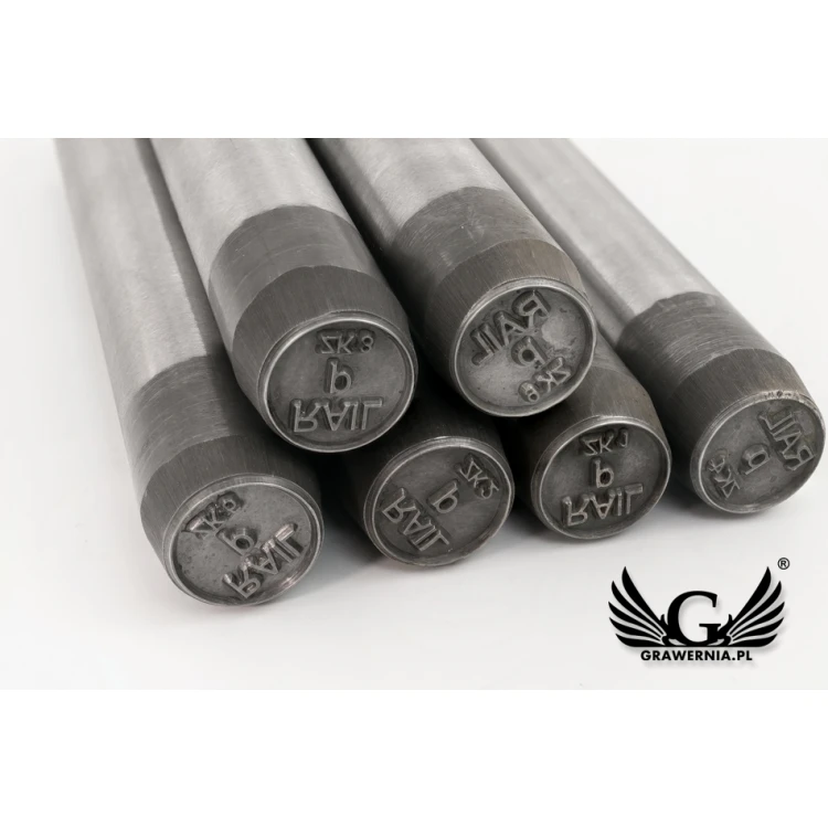 Stahlstempel zum Prägen in Metall - Abdruckdurchmesser 15mm - CNC077