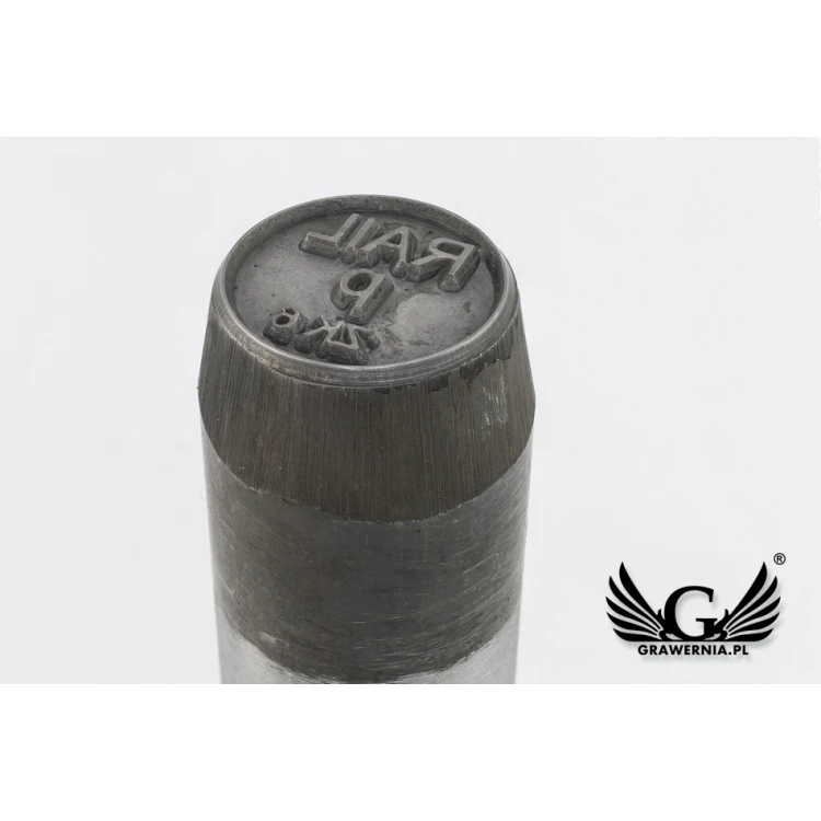 Stahlstempel zum Prägen in Metall - Abdruckdurchmesser 15mm - CNC077