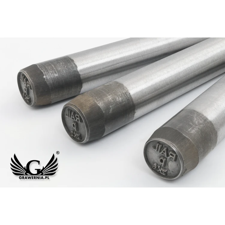 Stahlstempel zum Prägen in Metall - Abdruckdurchmesser 15mm - CNC077