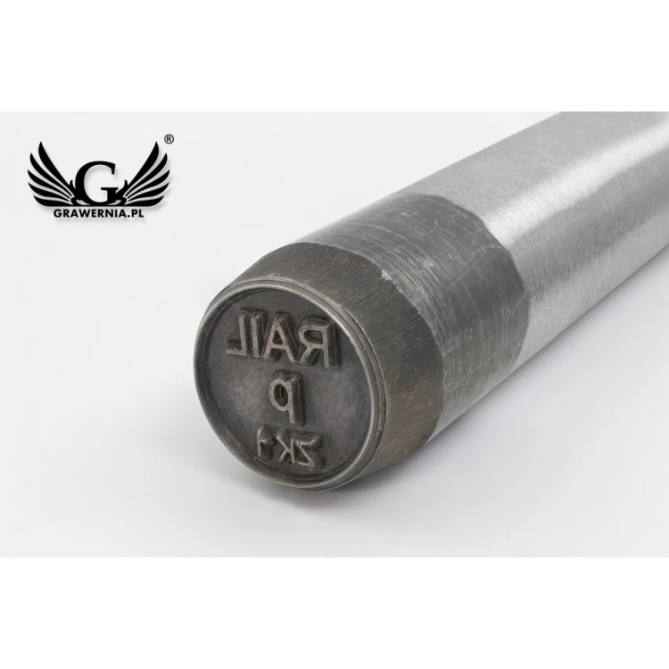 Stahlstempel zum Prägen in Metall - Abdruckdurchmesser 15mm - CNC077