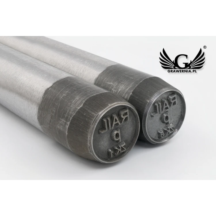 Stahlstempel zum Prägen in Metall - Abdruckdurchmesser 15mm - CNC077