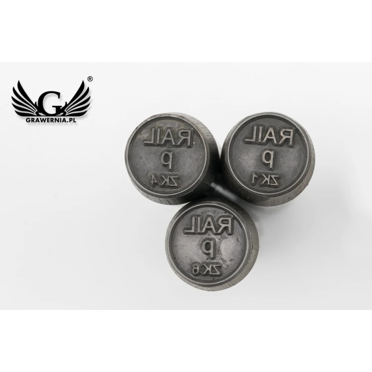 Stahlstempel zum Prägen in Metall - Abdruckdurchmesser 15mm - CNC077