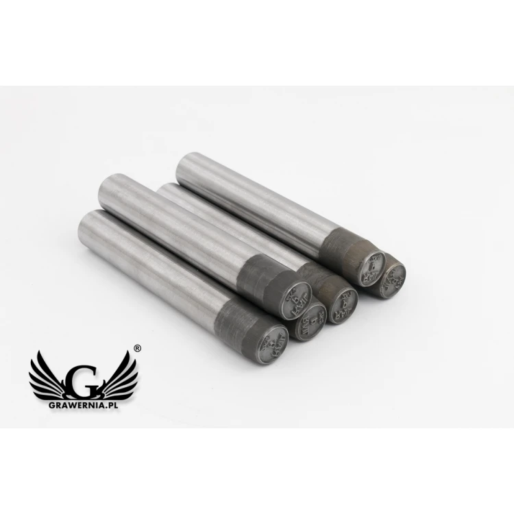 Stahlstempel zum Prägen in Metall - Abdruckdurchmesser 15mm - CNC077