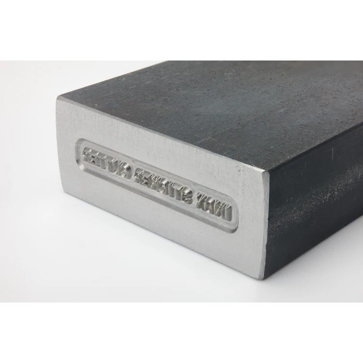 Stahlstempel zum Prägen in Metall - Abdruckmaße 30X3mm - CNC090