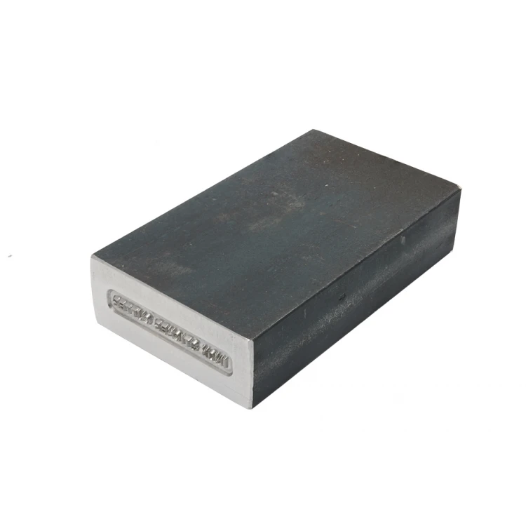 Stahlstempel zum Prägen in Metall - Abdruckmaße 30X3mm - CNC090