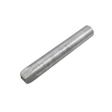 Stahlstempel zum Prägen in Metall - Abdruckmaße 10x10mm - CNC068